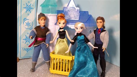 frozen elsa and anna frozen 4 piece mini doll toy play set youtube