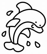 Enfant Imprimer Maternelle Animaux Animal Dauphin Coloriages Despetitsloulous Lescahiers Delfin Mois Animales Marins Tareitas Sgaguilarmjargueso sketch template