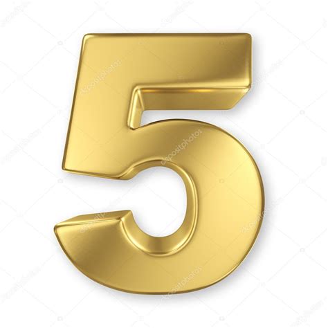 golden number collection  stock photo  csmaglov