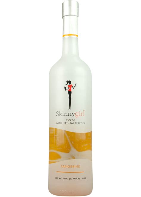 skinny girl tangerine vodka 750ml lisa s liquor barn