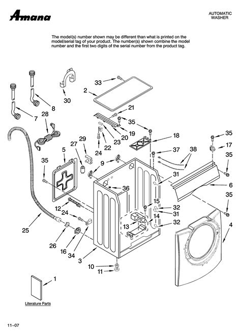 amana washer parts diagram general wiring diagram
