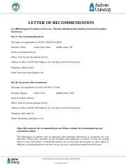 recommendation letterdocx letter  recommendation  mba program  andrews university