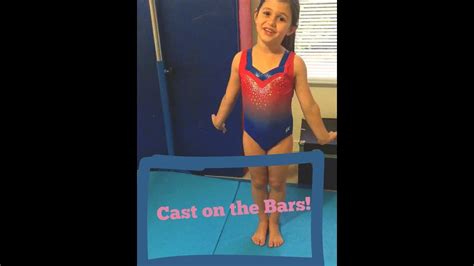 beginner gymnastics cast tutorial on bars youtube