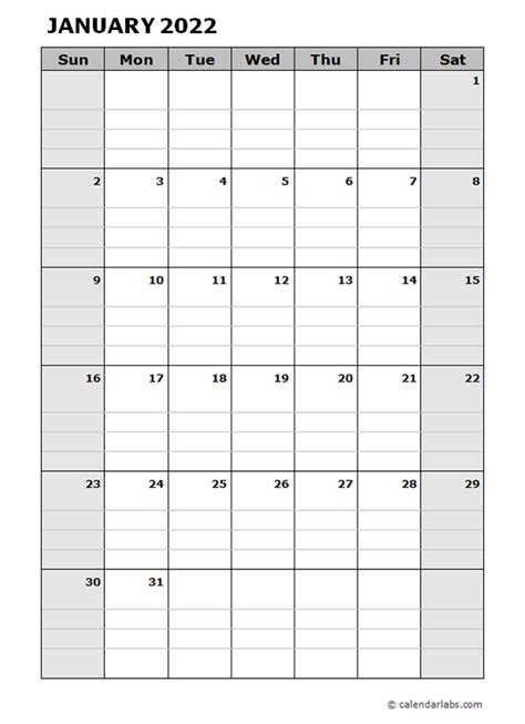 blank daily planner  printable templates