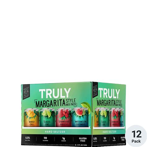 truly margarita style hard seltzer mix pack total wine and more