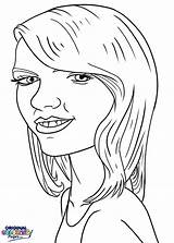 Coloring Swift Taylor Pages Celebrity Funny Printable Print Color Getcolorings Celebrities sketch template
