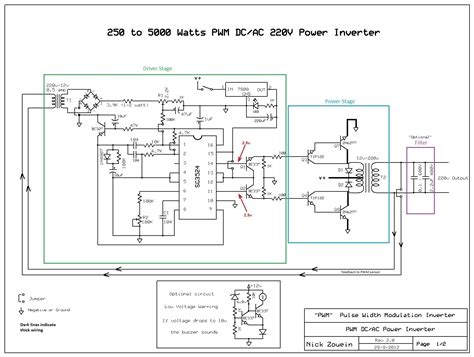 transforming     power inverter circuit diagram acdc