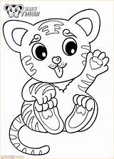 Tigre Harimau Mewarnai Desenho Untuk Marimewarnai Getcolorings Paud sketch template