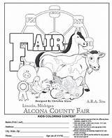 Coloring Contest Kids Fair County Click sketch template