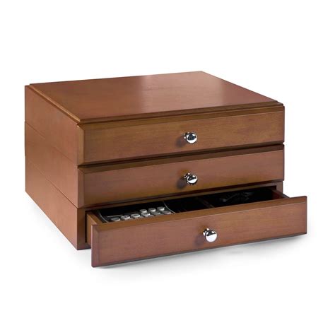 stack style wood drawer organizer cherry walmartcom