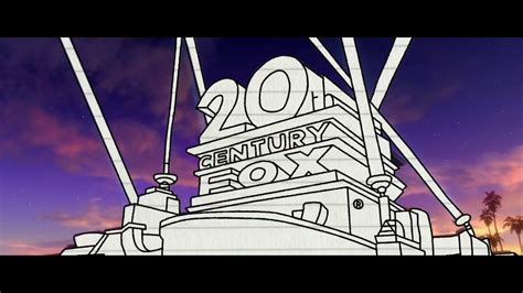 century fox turns   drawing version  youtube