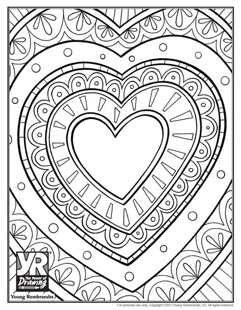 inspiration picture  heart coloring page heart coloring page