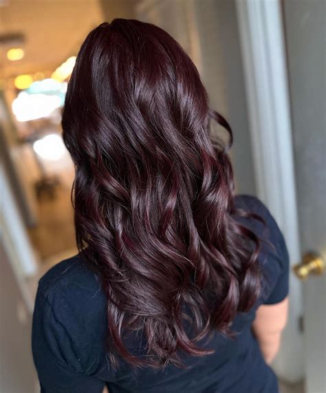 dark cherry red hair