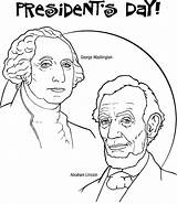Coloring Presidents Pages Washington George President Lincoln Abraham Kids Sheets Printable Worksheets Print Drawing Carver First Color Worksheet Template February sketch template