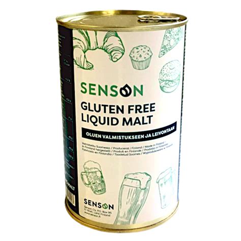 senson gluten  liquid malt extract light  kg tin balliihoo