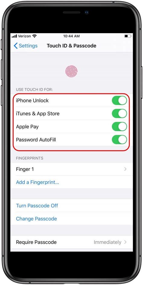 lock apps   iphone ipad  touch id