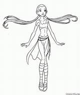 Coloring Witch Guardian Taranee Lin Hay sketch template