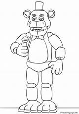 Fnaf Coloring Freddy Pages Sing Try Printable Print Color Book sketch template
