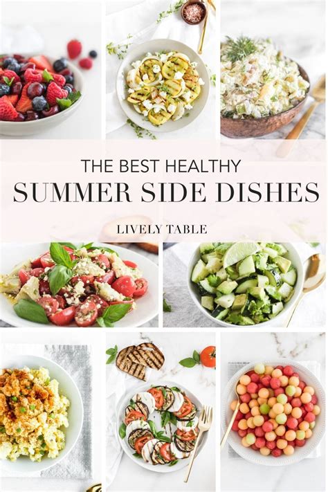 healthy summer side dishes lively table