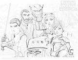 Wars Star Rebels Coloring Season Farewell sketch template