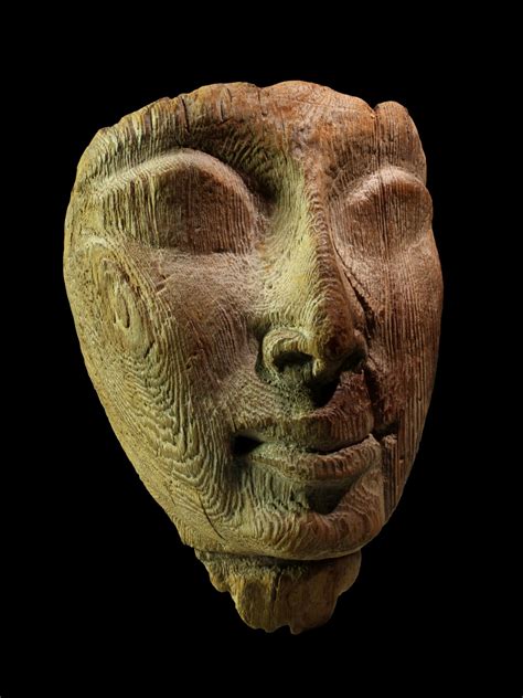 Alexander Ancient Art An Egyptian Wood Mask Of A Sarcophagus