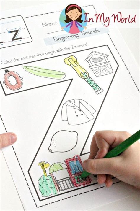 preschool letter   beginning sounds coloring page letter
