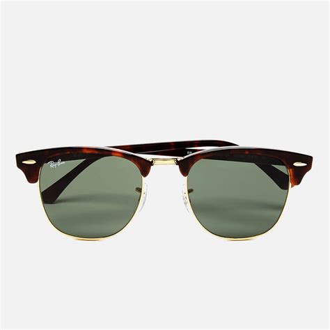 lyst ray ban clubmaster sunglasses mm  men