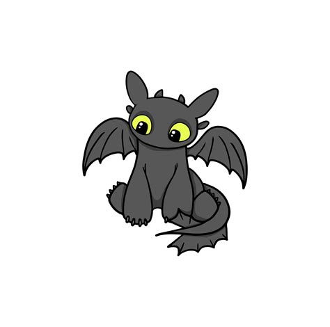 toothless dragon svg