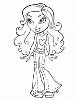 Bratz Coloring Pages Brats Printable Sasha Print Pintar Info Colorat Book Colorir Kids Colour Paint Cartoon Dolls Girls Drawing Desene sketch template