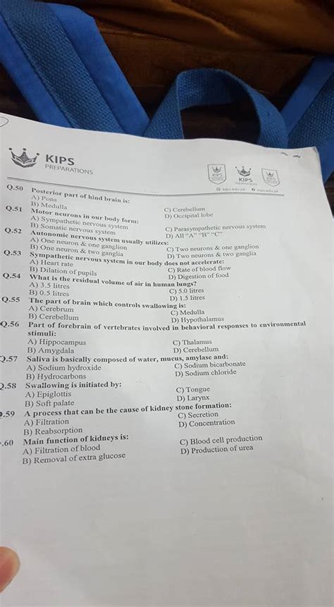 All Exam Soloutions And Notes Biology Kips Unit Wise Test
