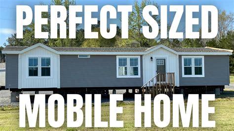 mobile home   perfect size  wasted space   large rooms home  youtube