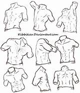 Torso Kibbitzer Humano Corpo sketch template