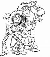 Toy Woody Mewarnai Jouets Coloriages Jessy Colouring Bulleyes Lightyear Justcolor Picturethemagic Enfants Greatestcoloringbook Terrific Gifgratis Pixar Stampare sketch template