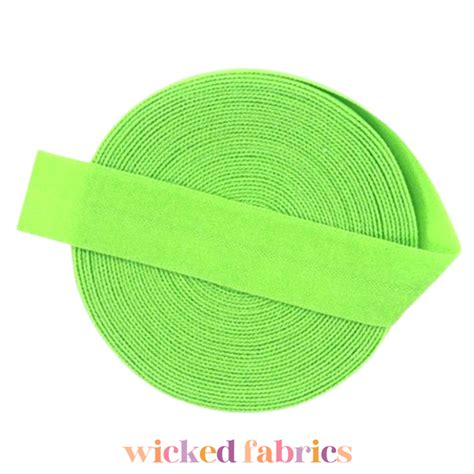 mm  solid matte fold  elastic neon green foe  pack