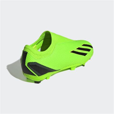 adidas  speedportal laceless firm ground cleats green kids soccer adidas