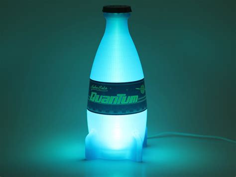 nuka cola quantum bottle lamp light fallout  etsy bottle lamp nuka cola quantum bottle
