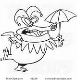 Gras Mardi Crocodile Cartoon Umbrella Holding Ron Leishman Drawing Line Protected Law Copyright May sketch template