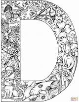 Coloring Letter Pages Letters Adult Alphabet Animals Printable Animal Color Supercoloring Print Sheets Sheet Adults English Kids Drawing Book Azcoloring sketch template