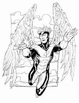 Angel Men Marvel Comics Quick Deviantart Coloring Pages Drawing Man Sketch Dark Vs Atkins sketch template