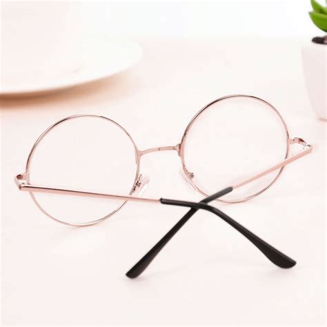 New Unisex Vintage Leopard Glasses Round Eyeglass Clear Lens Eye