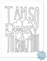 Coloring True Forever Pages Lucky Print sketch template