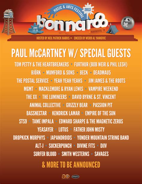 here s the first fake lineup poster for bonnaroo 2013 consequence of sound