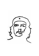 Che Guevara Coloring Coloriage Communism Pages Edupics sketch template