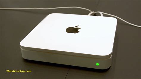 apple mbll router   reset  factory settings