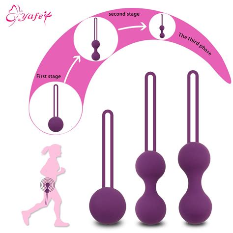 medical silicone vibrator kegel balls weights sex toys bolas vaginal