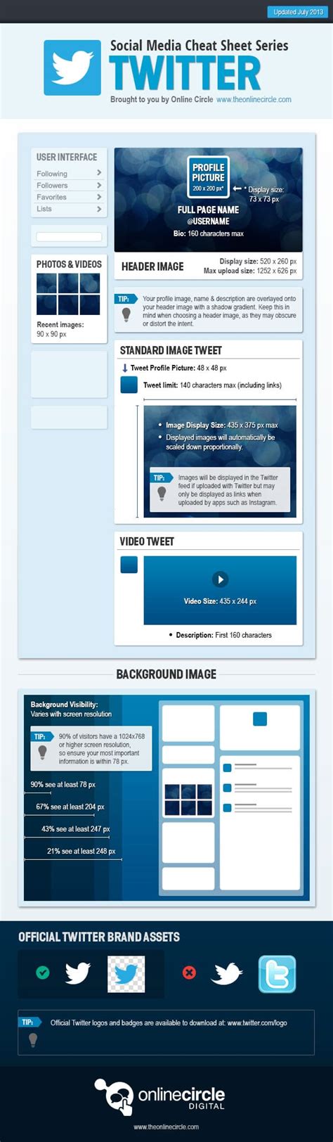 enhance  twitter profile page design guide  sizes chart bit rebels