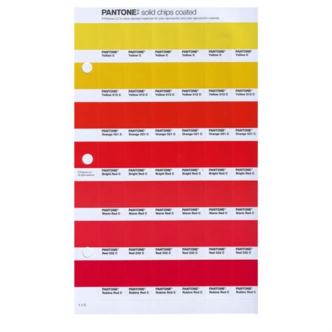 pantone  solid chip replacement pages coated