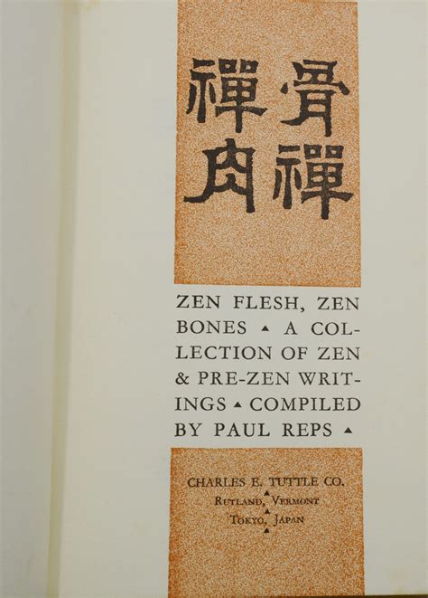zen flesh zen bones  collection  zen  pre zen writings paul
