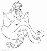 Ursula Coloring Disney Pages Villains Print Villain Kids Sebastian Witch Printable Mermaid Little Color Ariel Onlycoloringpages Sea Getcolorings Characters sketch template