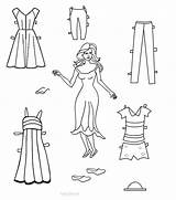 Paper Dolls Doll Coloring Printable Pages Color Templates Cool2bkids Kids Cut Paperdolls Source Blocking Classy Men sketch template